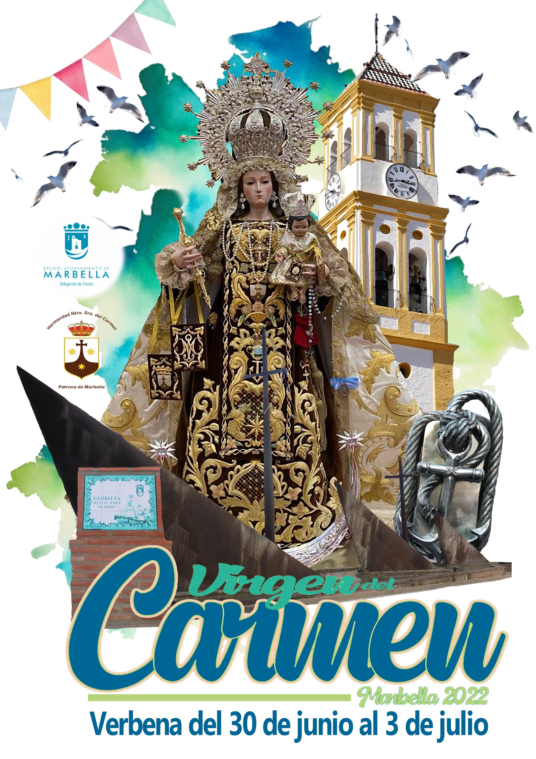 El Boulevard Pablo Ráez será escenario del 30 de junio al 3 de julio de la V Verbena Popular en honor a la Virgen del Carmen, que se retoma “con enorme ilusión” tras la pandemia